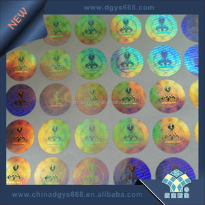 <strong>Red</strong> Hologram One Time Use Hologram Sticker - Product Image 4