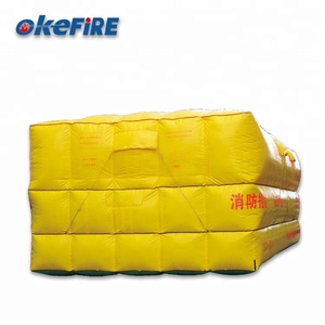 Okefire yangın şişme kurtarma hava yastığı