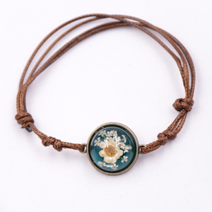 Charm ฮาวายมิตรภาพสุภาพสตรีเครื่องประดับกำไลข้อมือ sex, ถักเชือกสร้อยข้อมือดอกไม้ - Product Image 1