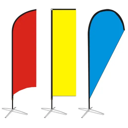 Hot Sale Werbe werbung benutzer definierte Druck Fahnenmast Stolz Feder Flagge fliegende Strand Flagge Banner Teardrop Flaggen Beach flags