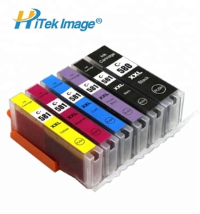 תואם Canon PGL-580 CLI-581 PGI-581XXL דיו מחסנית עבור <span class=keywords><strong>PIXMA</strong></span> TR7550 TR8550 <span class=keywords><strong>TS6150</strong></span> TS6151 TS8151 TS8152 TS9152 TS9155