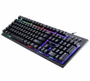 游戏键盘和鼠标发光二极管组合捆绑包Teclado USB有线电脑配件ziyoulang键盘鼠标组合 - Product Image 6