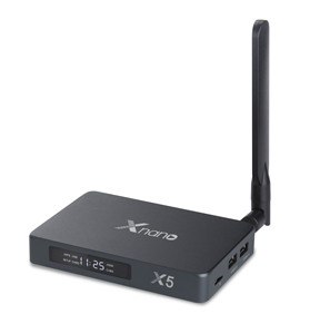Fabrika Realtek RTD1295 2 GB/16 GB <span class=keywords><strong>Xnano</strong></span> <span class=keywords><strong>X5</strong></span> 4 K android tv kutusu 4 K 2 K tv kutusu