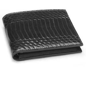 Cartera de piel de serpiente genuina, cartera vertical/horizontal de piel de serpiente - Product Image 1