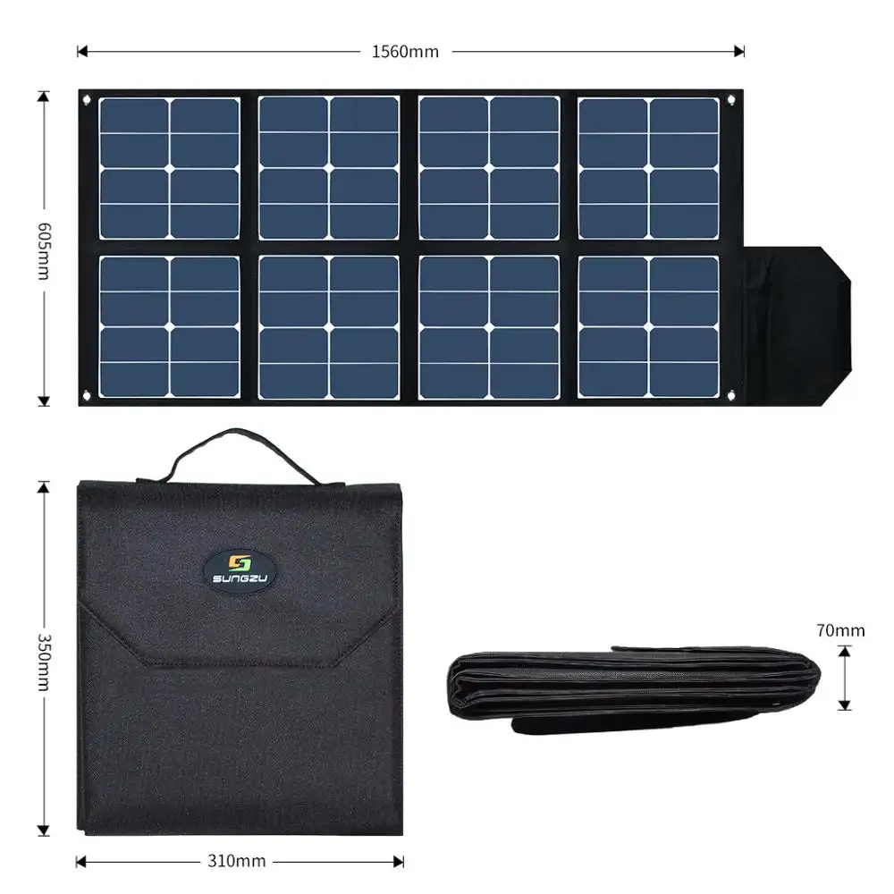 SD100-1 Foldable Solar Panel Bag 32V Output For SUNGZU 1000W Power Generator