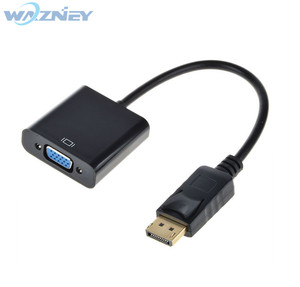 DP-VGAアダプターDisplayPort-VGAコンバーターDPケーブルアダプターオス-メス1080Pfor HDTVモニターMacBookプロジェクター3166 - Product Image 1