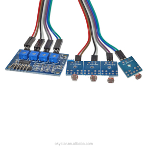 Okystar 4 Channel LDRセンサーPhotosensitive Resistance Photoresistor Sensor Module - Product Image 6