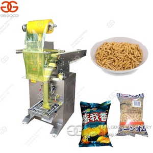 パフ食品クリスプバナナオオバコチップスナックフライドポテトチップス自動ポーチ包装機