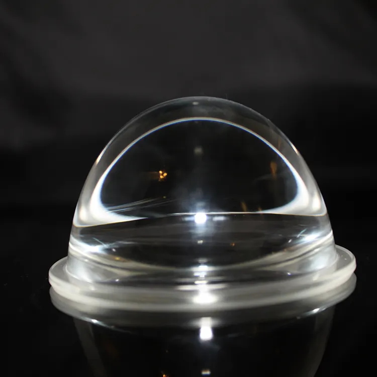 Factory supply customized borosilicate glass 90 degree aspheric led lens