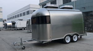 上海思朗热卖拖车类型VIN号移动特许式快餐拖车泰式冰淇淋
