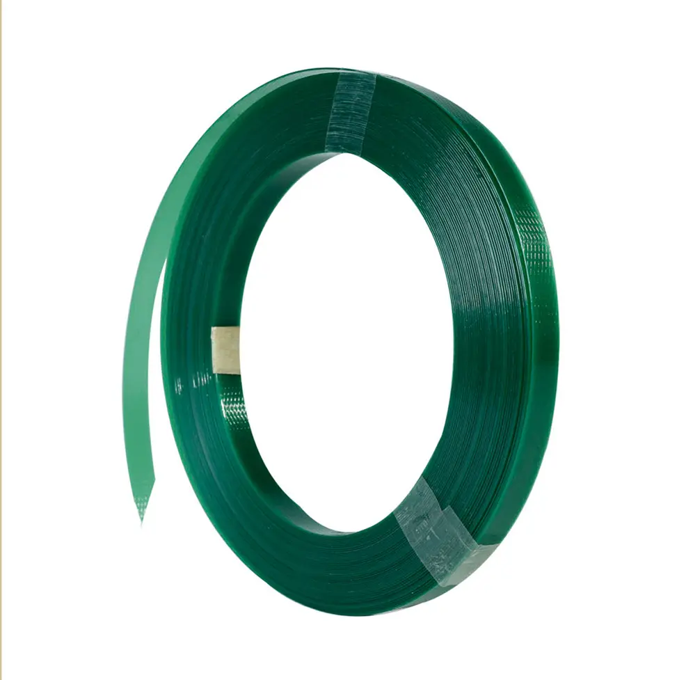 Çemberleme Band ambalaj makinesi şeffaf için fabrika ucuz fiyat PP Pet plastik ambalaj askısı yeşil