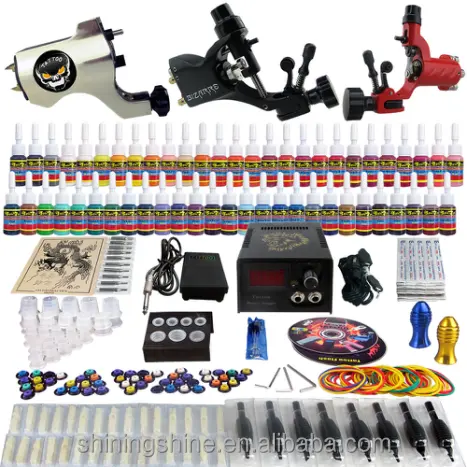 2020 profession elles Tattoo Starter Machine Kit komplett