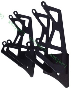 Lantsun Jeep wrangler Jk 2007-2015 için çelik cam menteşe alt köşe konsolları 4 adet <span class=keywords><strong>Dually</strong></span> küp LED çalışma ışığı