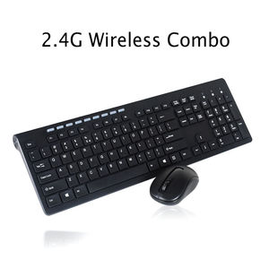 Preço barato da fábrica personalizado usb ultra fino moda 2.4g sem fio teclado e mouse