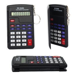 Transparente plástico flip cover calculadora célula solar com <span class=keywords><strong>display</strong></span> <span class=keywords><strong>LCD</strong></span>