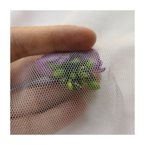 Mesh Net Stoff für Hochzeits kleid/Bettwäsche/Moskito netze 50D Polyester Strick Weiches kleines Loch Sechseckiges Tüll 100% Polyester Plain - Product Image 2