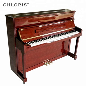 Chloris Shanghai Brand Price Wooden Upright Piano Brown Polish HU- 110 - Product Image 4