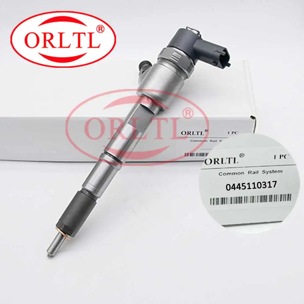 ORLTL injectorfuel 0 445 110 317 sistema de injeção Common rail 0445110317 0445 110 317 diesel injector para o carro