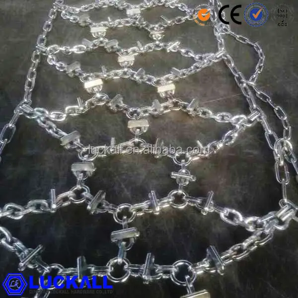 emergency tyre chain antiskid chain plastic chain use for tyre protect