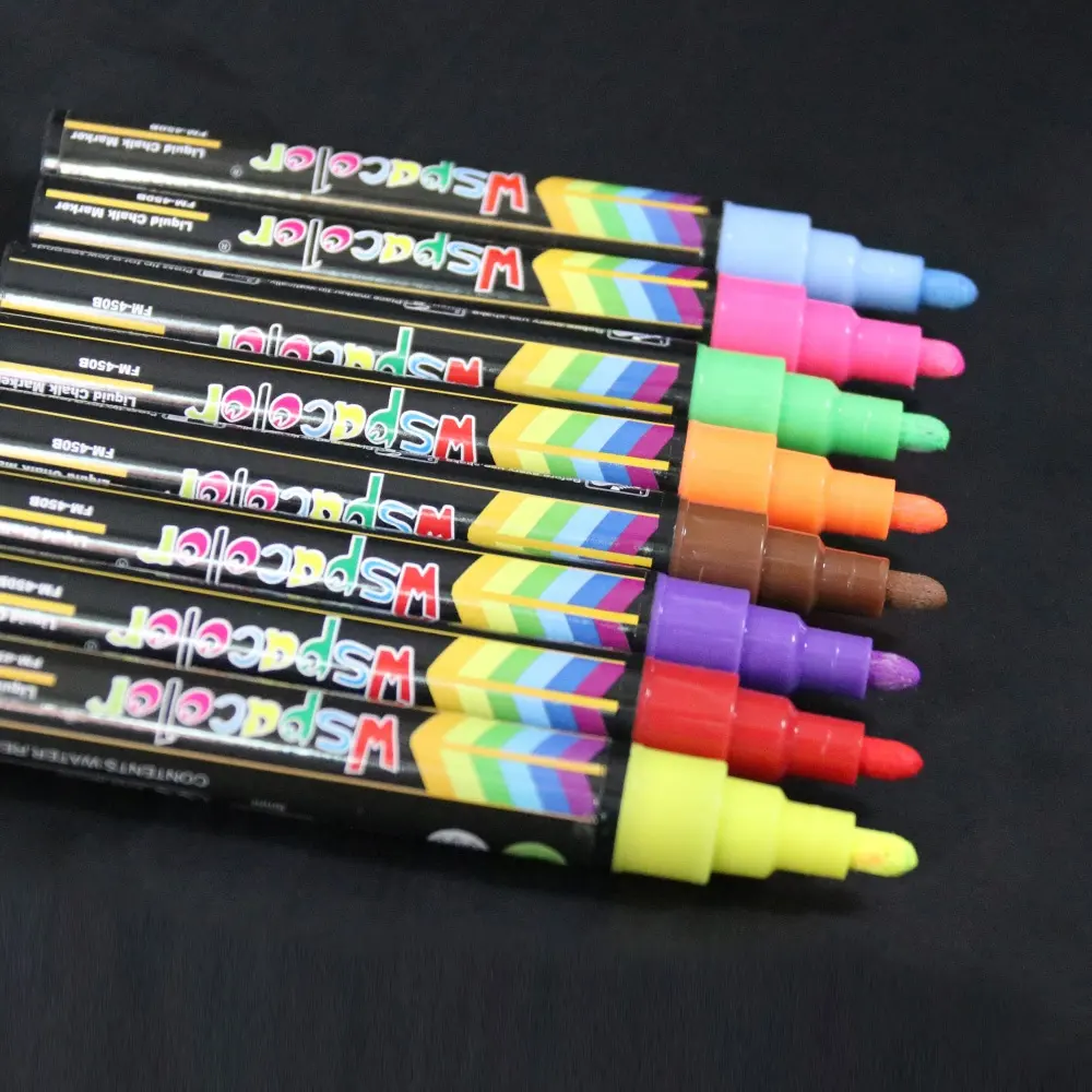 8 Pack Fluorescerende Neon Krijt Pennen Glow In The Dark Vloeibare Krijt Markers