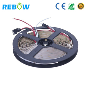 高品质像素 SMD5050 RGB RGBW LED 灯带 SK6812 WS2812B 30led 60led 144led 黑色 pcb led 柔性灯带 - Product Image 6