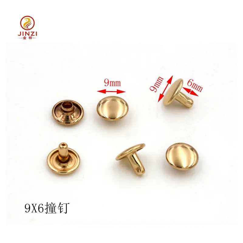 Rivet Caps Double Cap Rivets In Iron/Copper/Brass From Jinzi Metal Factory
