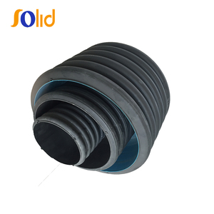 פוליאתילן צינור כפול קיר HDPE מחורר גלי ניקוז צינור