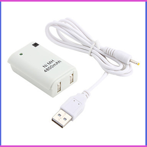 סיטונאי במפעל מחיר 3600/4800mah סוללה נטענת + USB מטען עבור <span class=keywords><strong>Xbox</strong></span> 360 משחקי ידית בקר