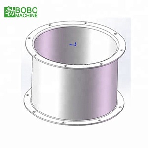 Vertical Axial Drum Blower Fan House <strong>Flange</strong> <strong>Forming</strong> <strong>Machine</strong>