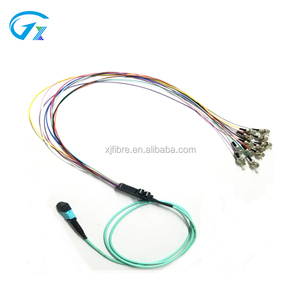 คุณภาพสูงMPO To FC UPC Singlemode LSZH 12 Core Fiber Optic Fanoutสายแพทช์ - Product Image 5