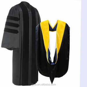 Akademik Regalia Tören Bornozlar Doktora/DOKTORA Mezuniyet Elbisesi - Product Image 6