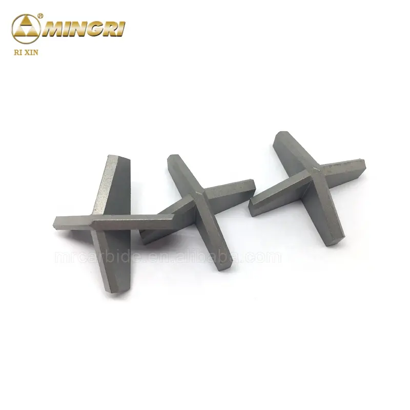 Tungsten carbide drill tip cross bit power tools for drilling hard material