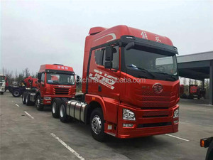 畅销一汽420hp 6X4拖拉机拖车待售欧洲3 251-350hp可选3300 + 1350毫米12R 22.5 16 PR 6-8L柴油 - Product Image 2