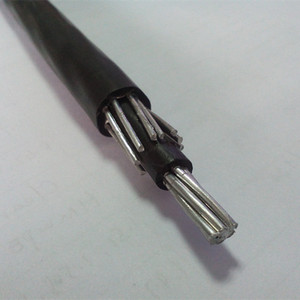 600V 1x6 + 6AWG 1x8 + 8AWG XLPE UV siyah servis giriş alüminyum koaksiyal kablo - Product Image 6