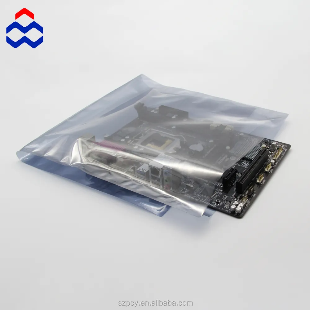 Sacchetto schermante Esd argento per imballaggio PCB sacchetti schermati antistatici