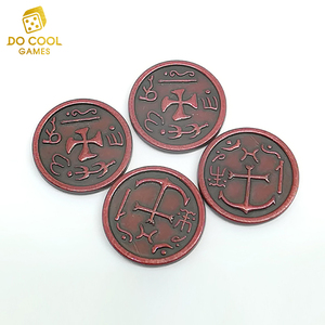工厂定制游戏货币金属令牌棋盘游戏 - Product Image 5