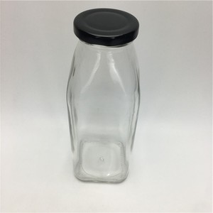优惠出售新款方形500毫升矩形葡萄汁瓶罗勒种子果汁牛奶包装瓶