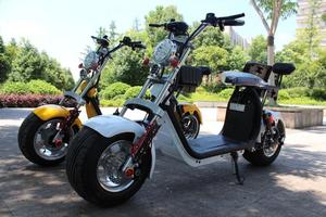 Hafif <span class=keywords><strong>2</strong></span> tekerlekli elektrikli <span class=keywords><strong>scooter</strong></span>/ön arka süspansiyon APP/<span class=keywords><strong>2</strong></span> koltuk/iki pil citycoco yağ lastik 1500w e araba motosiklet