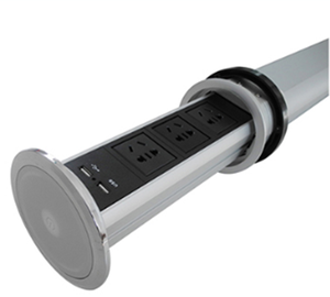 Saving Place Automatic Hidden <strong>Desktop</strong> Pop up Electric <strong>Desktop</strong> <strong>Socket</strong> with Switch and Usb Charger