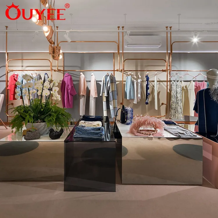 Ropa de mujer de la tienda de muebles damas de diseño de decoración