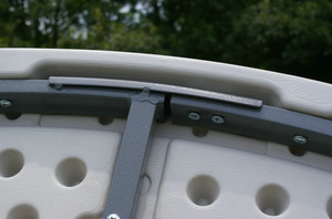 Y94 Hiện Đại <span class=keywords><strong>3ft</strong></span> Nhựa Ngoài Trời Gấp Vòng Cà Phê Bia Bàn Hồ Bơi Ô Lỗ Cho Sân Bệnh Viện Ăn Uống Khách Sạn Trường Sử Dụng - Product Image 5