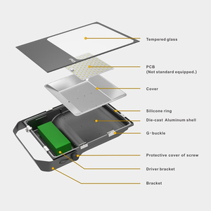 Bridgelux COB CE ROHS FCC IP65 10W 20W 30W 50W 70W 100Wアルミ合金高ルーメンledフラッドライト - Product Image 3