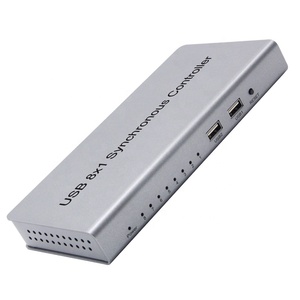 <strong>KVM</strong> Synchronous Controller 8x1 support wireless keyboard and mouse USB 2.0