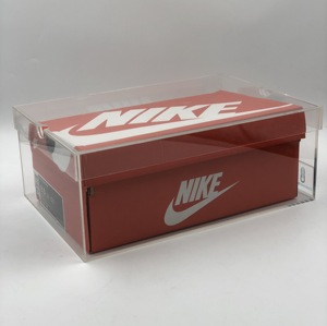 Luxus-Acryl-Schuhkarton-Große Acryl-Schuh vitrine-Ultra klarer Kunststoff Stapelbare Sneaker-Aufbewahrung sbox Profession eller Grad