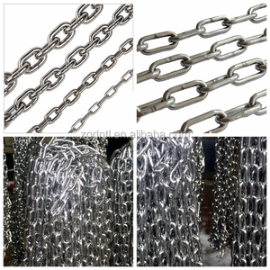 AISI 316 paslanmaz çelik kore standart kısa Link kaynaklı zincir dia 6mm 8mm - Product Image 4