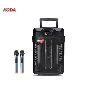 Koda חדש הגיע 12 אינץ 'חיצוני dj טרולי רמקול קריוקי bt כוח גדול רמקול פעיל אודיו פעיל
