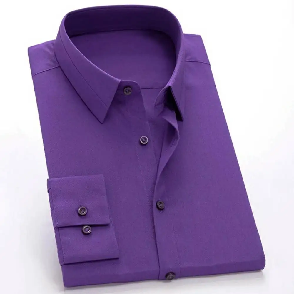 De Hombre de camisa de traje hecho a medida para hombre vestido de camisa