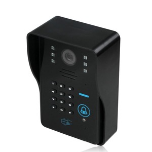 7 "Lcd cableado Color Video timbre de la puerta Monitor intercomunicador cámara de seguridad Visual Bell System Kit con Rfid Keyfobs, contraseña - Product Image 6