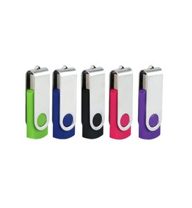 RONC红色2GB 360度旋转音乐金属USB 3.0闪存驱动器