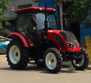 优质中国农业轮式拖拉机农用机械YTO发动机农场80HP 4 WD QLN拖拉机在科威特